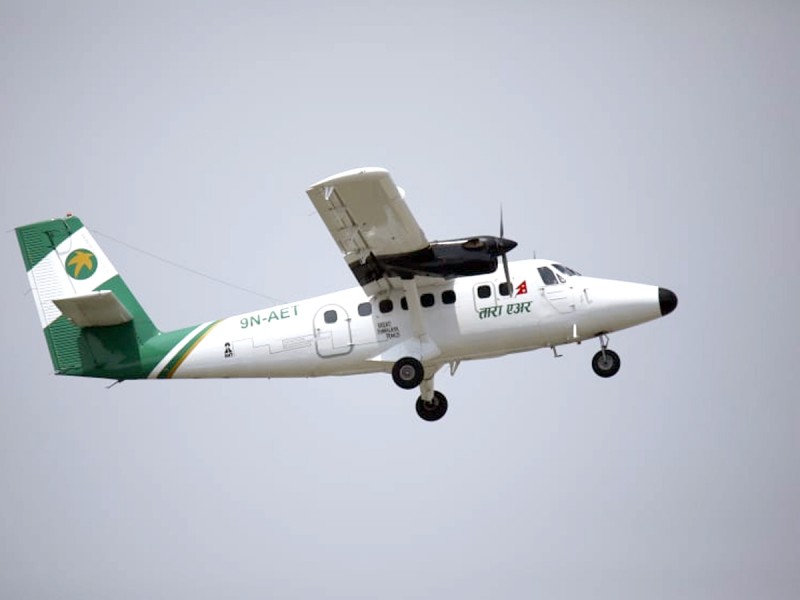 पोखराबाट जोमसोम उडेको तारा एयरको यात्रुवाहक विमान सम्पर्कविहीन